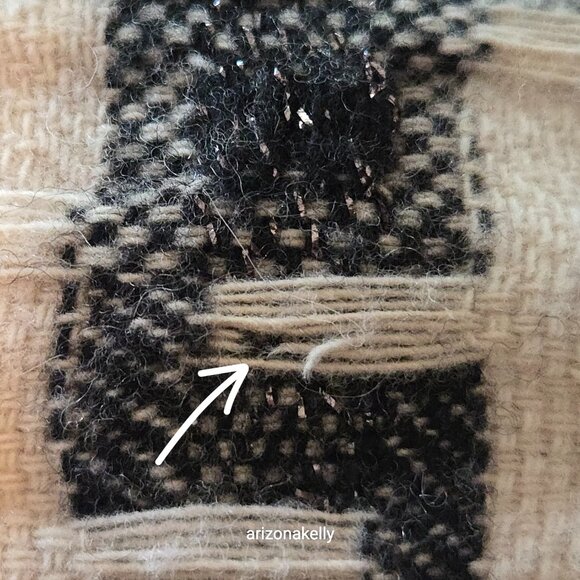 Burberry Merino Cashmere Woven Plaid Scarf - Picture 9 of 16